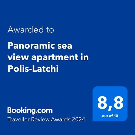 Panoramic Sea View Apartment In Polis-Latchi Bagian luar foto